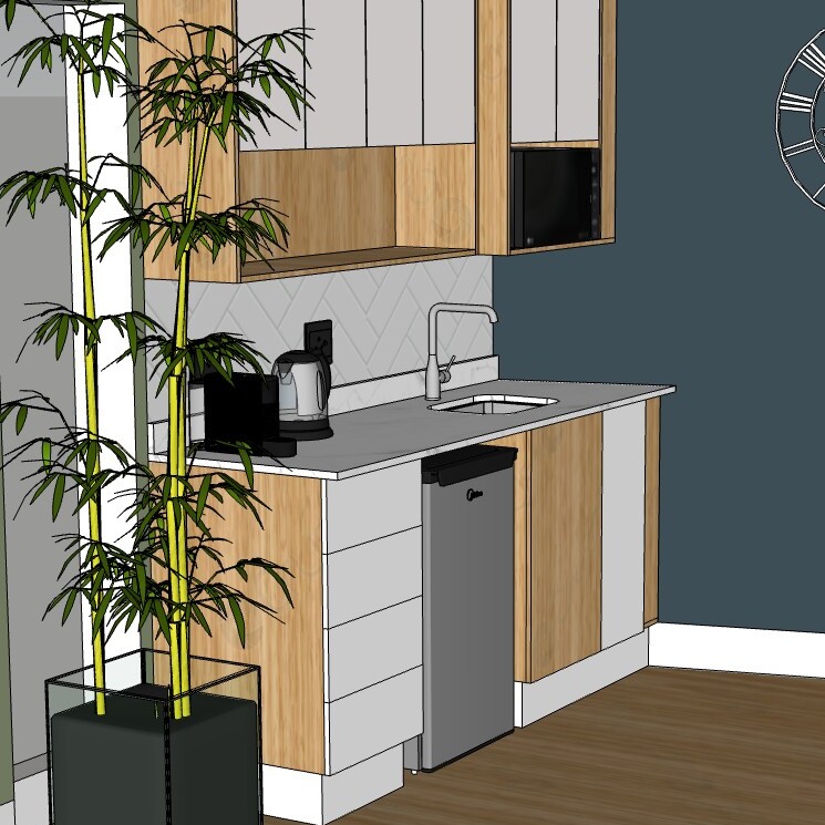 130 on Wilcocks Unit 3 Kitchenette - Concept