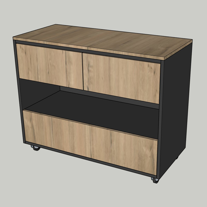 Dresser on Wheels